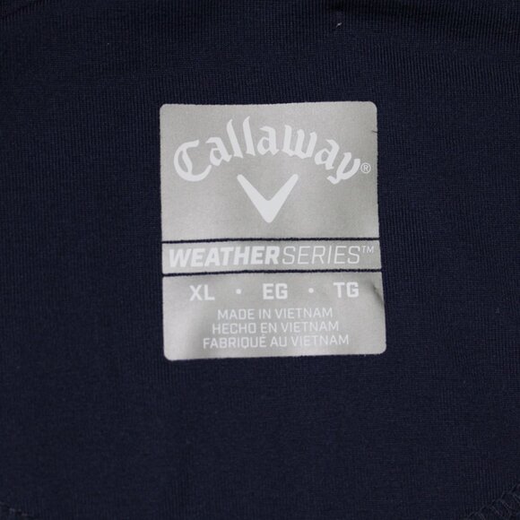 Callaway Sweatshirt Mens XL Blue/Pink Weather Series 1/4 Zip Golf L/S Pullover - Picture 8 of 14